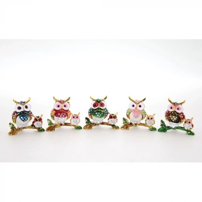 Swarovski 2li Baykuş Model 2