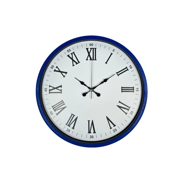Zentime 36 Cm Lacivert Dekoratif Duvar Saati