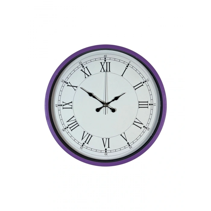 Zentime 36 Cm Mor Dekoratif Duvar Saati