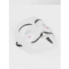 Beyaz Renk Pembe Yanaklı İthal V For Vendetta Maskesi