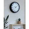 Black & White Baseline 40 Cm Metal Duvar Saati