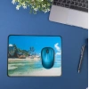 BUFFER® 25x32 cm Küçük Boy Mouse Pad Manzara Ada