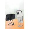 BUFFER®  360 derece Dönen Tüm Telefon Tipleri İle Uyumlu Metal Telefon Standı Braket