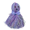 BUFFER® Ahtapot Şekilli Zilli Ve İpli Rengarenk Püsküllü Sevimli KediOyuncağı