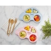 BUFFER® Bebekler İçin Araba Şeklinde Sevimli Mama Tabağı Çocuk Tabldot