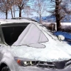 BUFFER® Kar Buz Önleyici Örtü  Araç Oto Ön Cam Koruyucu Branda