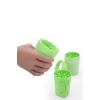 BUFFER® Silikon Jel Fırçalı Kedi Köpek Pati Ayak Yıkama Temizleme Kovası (Küçük)