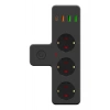 BUFFER® Termal Akım Korumalı 3 Adet Soket,3 Adet USB ve 1 Adet Type-C Girişli 20w Priz Model 3397