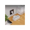 Çoklu Kablolu Priz Yüksek Gerilim Korumalı 3’lü Priz 1x Usb 2x Type-c Çıkışlı Grup Priz Çoğaltıcı Siyah
