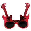 Kırmızı Renk Gitar Şekilli Parti Gözlüğü
