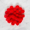 LOREN CRAFTS 2 CM 100 ADET KIRMIZI PONPON
