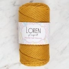 Loren Polyester Soft Macrame Hardal El Örgü İpi - LM061 - 34449