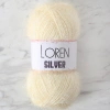 LOREN SILVER KREM EL ÖRGÜ İPİ - RS0065 - 34071