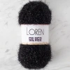 LOREN SILVER SİYAH EL ÖRGÜ İPİ - RS1001 - 34093