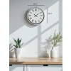 Zentime 36 Cm Beyaz Dekoratif Duvar Saati
