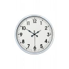 Zentime 40 Cm Metal Beyaz Klasik Duvar Saati