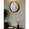 Zentime Royal Gold 40 Cm Metal Duvar Saati