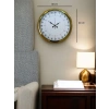 Zentime Gold 40 Cm Metal 24 Saat Göstergeli Özel Tasarım Duvar Saati