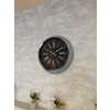 Zentime Krom Roma Rakamlı 40 Cm Metal Modern Duvar Saati