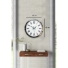 Zentime Krom Roma Rakamlı 40 Cm Metal Modern Duvar Saati