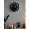 Zentime Klasik 40 Cm Krom Şık Metal Duvar Saati