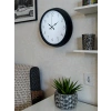 Zentime Pure Time Black 40 Cm Metal Duvar Saati