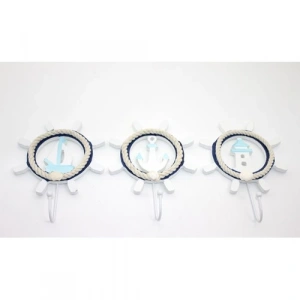 Ahşap Marin Dümenli Askılık