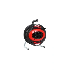 Amiral 50 Mt Makaralı 4lü Elektrik Uzatma Priz 3x2,5 Mm Siyah