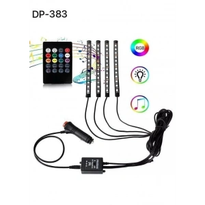 Araç İçi Ayak Altı Ses Duyarlı Şerit Led 4lü Set