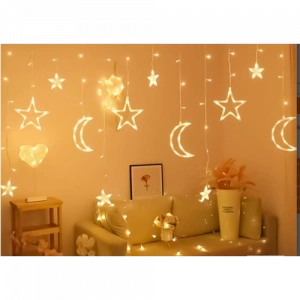 Ay Yıldız Perde Led 3m