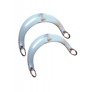 Çanta Sapı Ay Model Beyaz 17 cm