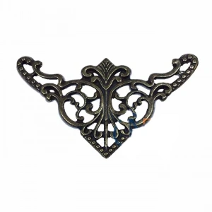 Dekoratif Köşe Süsü, Köşelik - Büyük, 31x55mm, Antik, 100 Adet