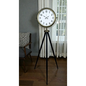 Eskitme Tripod Ayaklı Dekoratif Saat