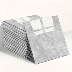 Gri Mermer Desen Duvar Sticker (30*30)