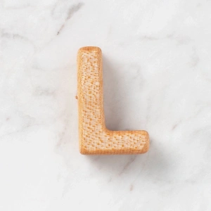 Hobi Baby Organik Ahşap Harf - L