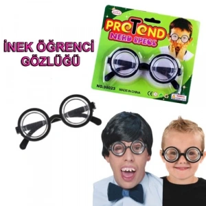 İnek Öğrenci Şaka Gözlüğü