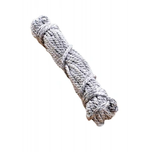 Kordon İp 5 mm Gümüş