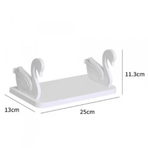 Kuğu Tasarımlı Kendinden Yapışkanlı Raf