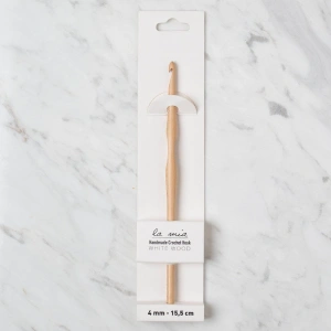 La Mia Whitewood 4 mm 15.5 cm Ahşap Yün Tığ