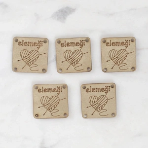 Loren Crafts Elemeği Deri Arma 5 Adet - 1569