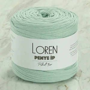 Loren Penye Kumaş El Örgü İpi Açık Yeşil - 76 - 33496