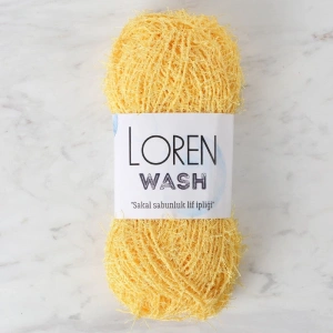Loren Wash Sarı El Örgü İpi - R086 - 34033