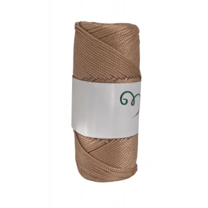 Makrome İpi 3mm Polyester Açık Karamel