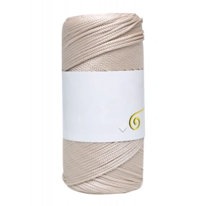 Makrome İpi 3mm Polyester  Bej