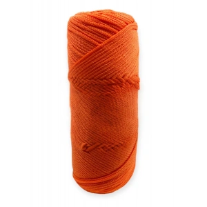 Makrome İpi 3mm Polyester Turuncu Simli