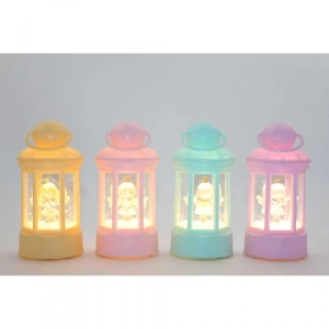 Melek Figürlü Işıklı Kar Küresi