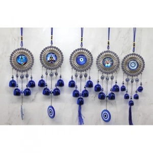 Metal Nazar Boncuğu Çan Model 9