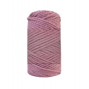 Pamuk Makrome 4 mm İp  Gül Kurusu