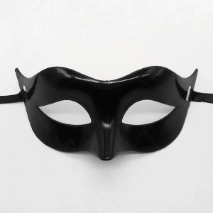 Siyah Renk Masquerade Kostüm Partisi Venedik Balo Maskesi