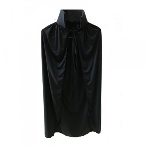 Siyah Yakalı Dracula Pelerini